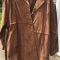 Women’s leather suede long coat