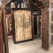 Large Rustic Armoire Vintage Earthing Carving Kitchen Cabinet