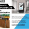 Pedal Activated Hand Sanitizer Stand