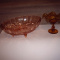 DEPRESSION- OVAL BOWL/STEMMED,FOOTED CANDY DISH