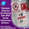 Use Custom Social Distancing Stickers To Maintain Distance