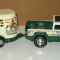 NY-LINT Pressed Steel Toy: Truck & Horse Trailer