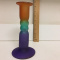 Estate Hand Blown Single Retro Candle Holder
