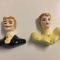 Estate 1920 Rare Retro Couple Accents by Willoughby Studio