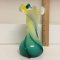 Estate Beautiful Green/Yellow Encased Hand Blown