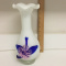 Estate White on White Encased Hand Blown