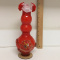 Estate Red tooled Encased Hand Blown