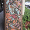Beautiful Krishna Carved Vintage Wood Wall Sculpture
