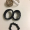 Costume Jewelry Faux Bakelite Cuff Bracelets