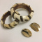 Costume Jewelry Animal Horn Bracelet & Earrings Set