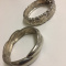 Costume Jewelry Silver Slender Hinge Cuff Bracelets 3.00