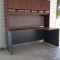 Office Desk with 4-Door Hutch