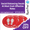 Social Distancing Decals At Most Cost-Effective Rates