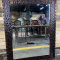 Mirror: Nailhead Metal Framed Mirror