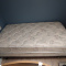 Twin Bed; mattress is reverseable; box spring and steel frame