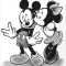 MICKEY AND MINNIE MOUSE COMIC DRAWING