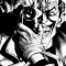 black and white joker comic drawing