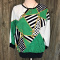 Misses LG Nautical Knot Themed Pull-Over Blouse