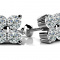 Lab Grown Cluster Stud Diamond Earrings - SKU: gfb0-00036-002