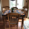 Wooden kitchen table set