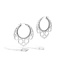Legends Naga Small Side Facing Lace Hoop Earrings