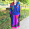 Phillippe Marques Jewel Tone Top & Skirt Set