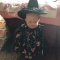 18" doll Size 3 piece Halloween witches Costume -custom made