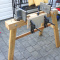 A complete mini woodworking portable workshop with all the tools