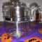 EUC PYREX BLUEFLAME 9 CUP PERCOLATOR COFFEE POT #7759-B