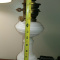 EARLY FREYA BRENNER 20" BLOWN GLASS KEROSENE OIL LAMP-RARE