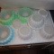 NICE LOT OF 7 VINTAGE TUPPERWARE JELLO MOLD BOWLS