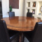 Gorgeous Designer Dining Table & 6 Leather Chairs