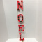 Noel Cross Stitch Hanging Christmas Decoration