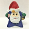 Santa Star Ceramic Figurine