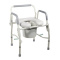 Drive Deluxe Steel Drop-arm Commode with Padded Seat/Never Used.
