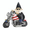 BIKER GNOME SOLAR STATUE 10018054