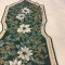 Vintage, Elegant, White Poinsettia Tablecloth