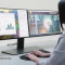 2 MONITOR, MONITOR STAND MICROSOFT AZURE