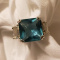 Ring: Ladies 925 Aquamarine Ring