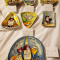 Plates: (18) Mud Pie Entertaining Plates