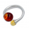 Buy Amber Stone Ring- Amber Handmade Jewelry