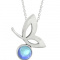 Shop for this elegant Sterling silver butterfly pendant