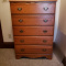 (2) 5 drawer dressers
