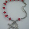 Rondelle Bead Rosary Bracelet Kit - Sterling Silver