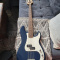 Fender Squire Bass and soft shell case