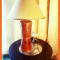 Classy Vintage Leather Lamp w/Shade ༆-- "1&Only"!!!