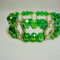Bracelet, Double Stranded, Stretchy, Made from Swarovski Crystal