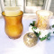 Crackle Glass Droplets w/White Floral Ring & BONUS Candles