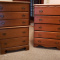 (2) 5 drawer dressers