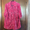 Ladies XL Tropical Floral Pattern Blouse
